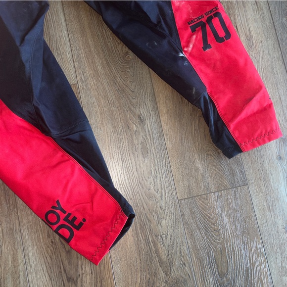 O’NEAL Black & Red Element Squadron Motocross Pants Size 40 Waist 34 - Picture 7 of 17